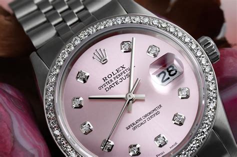 rolex datejust pink face